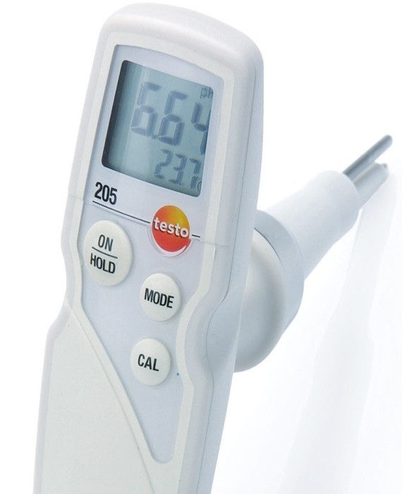 205 Einhand-pH-/Temperatur-Messgerät Set mit Einstechsonde - HINSCHE  Gastrowelt