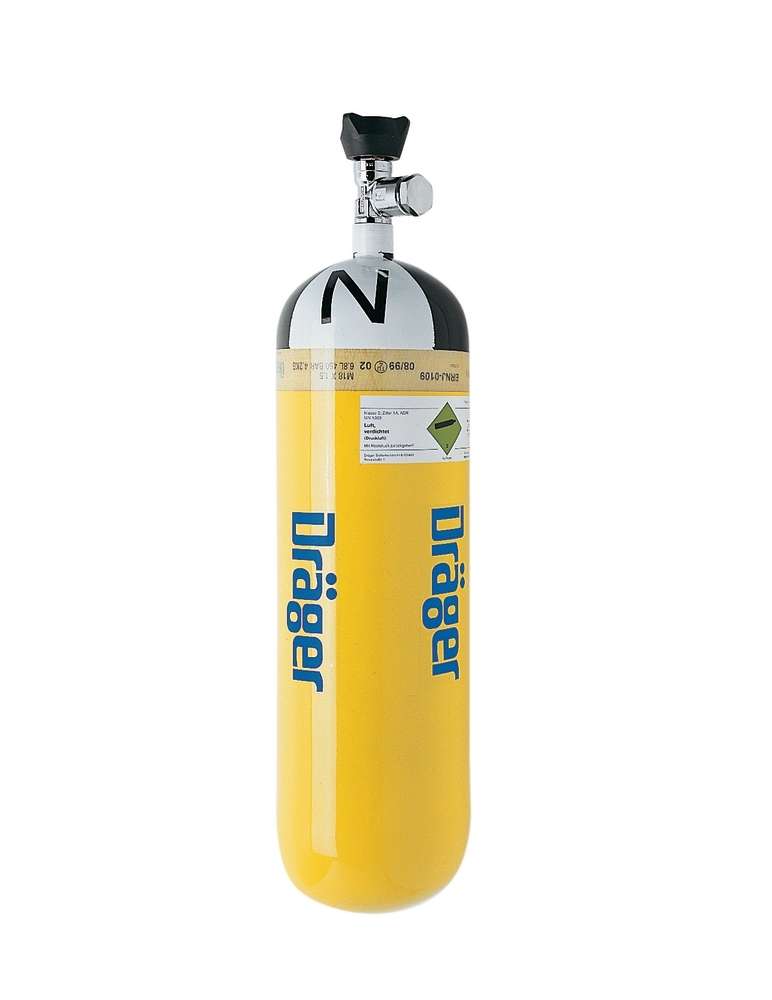 Dräger 4,7 Liter 300 bar CFK Atemluftflasche Pressluftflasche Composite Bottle