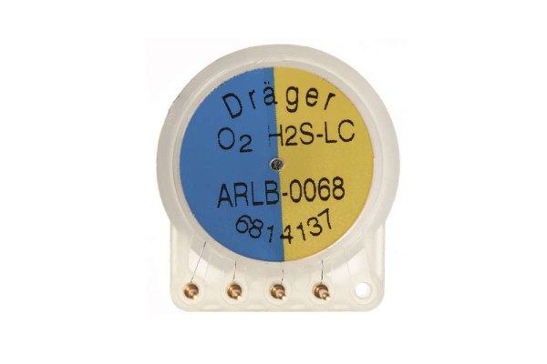 Dualer Dräger Sensor XXS H2S LC / O2 - 0-100 ppm H2S / 0-25 % O2