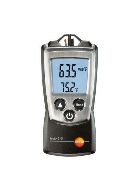 testo 610, handliches Feuchte- und Temperatur-Messgerät
