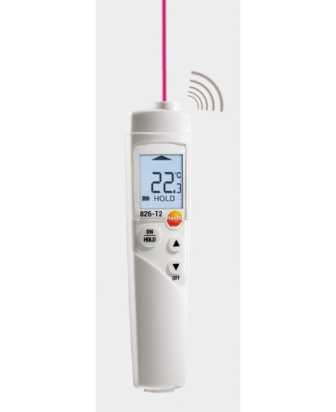 testo 826-T2 - Infrarot-Thermometer mit Lasermarkierung (6:1 Optik)
